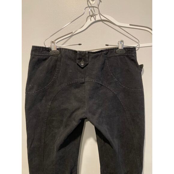 Antonio Berardi Black Jeans Italian Sz 44/US 8 Vintage-ish Designer Rare - Picture 2 of 12